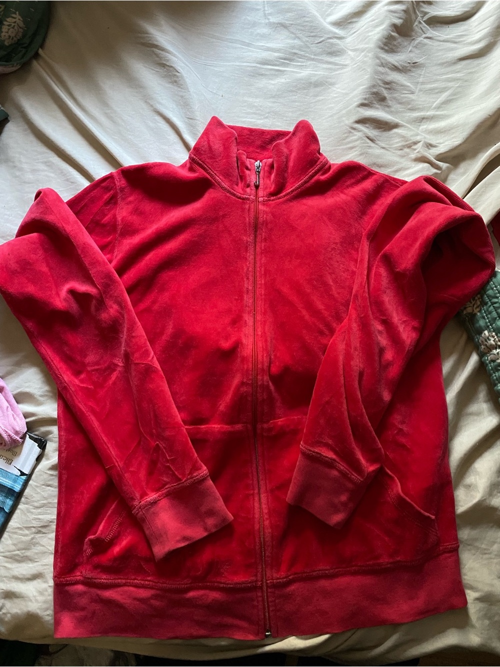Juicy Couture Red Velour tracksuit